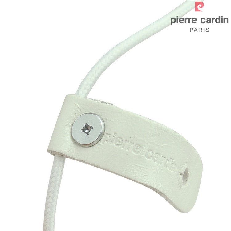 PIERRE CARDIN PCQ-E14 MFI Certified Lightning 8Pin Woven Charging Data Cable - White