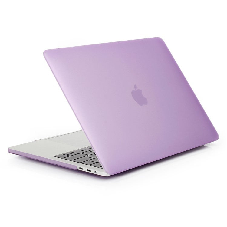 Matte Anti-scratch Plastic Front and Back Cover for MacBook Pro 13 inch 2016 A1706/A1708/A1989/A2159/A2251/A2289/A2338 - Purple