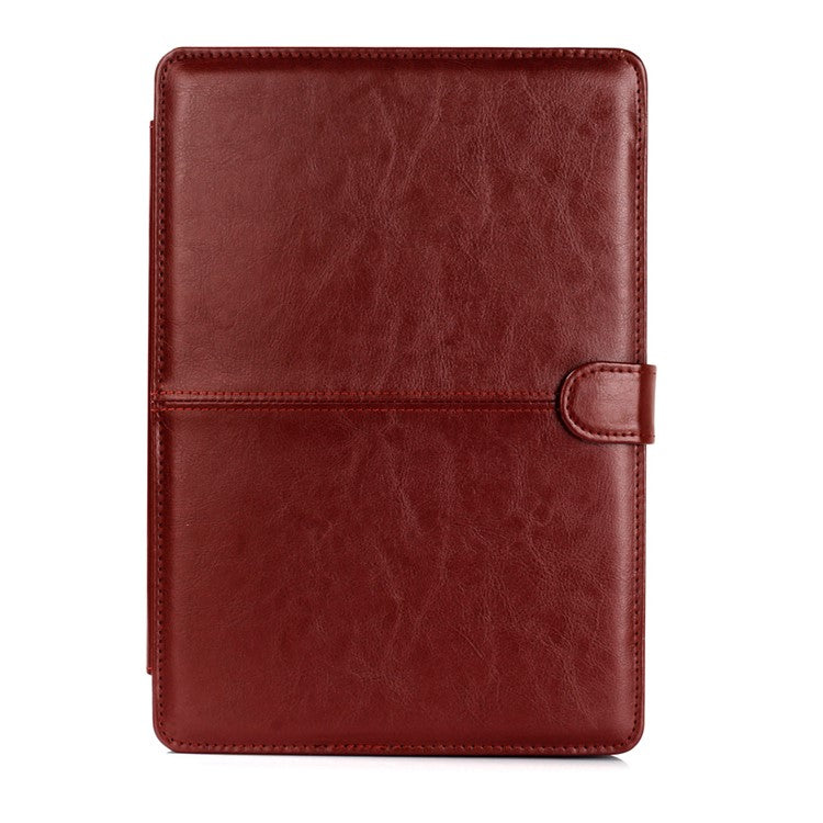 Crazy Horse Leather Case Protector for MacBook Pro 13-inch (2016) A1706/A1708/A1989/A2159/A2251/A2289/A2338 - Brown
