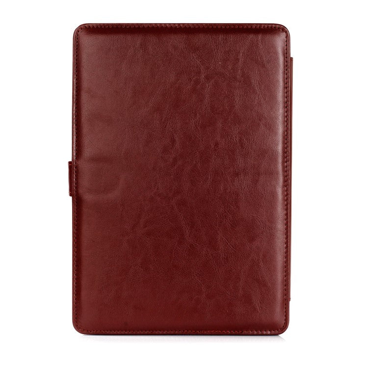 Crazy Horse Leather Case Protector for MacBook Pro 13-inch (2016) A1706/A1708/A1989/A2159/A2251/A2289/A2338 - Brown