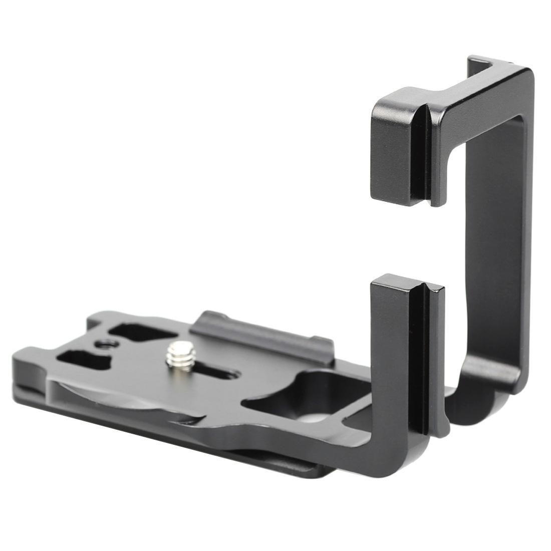 FITTEST Vertical Shoot Quick Release L Plate Bracket Base Holder for Canon 5D Mark IV Metal Ballhead (Black)