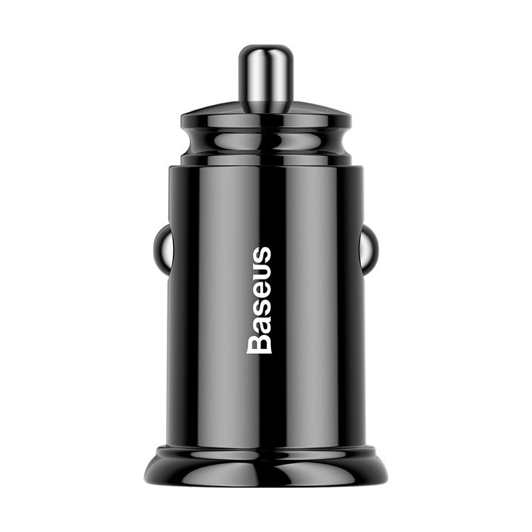 BASEUS Car Charger Adapter PPS 30W Fast Charger with USB Type-C Ports Support PD3.0/QC4.0/SCP/QC3.0/AFC - Black