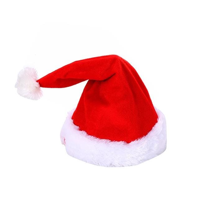 Electric Music Swing Christmas Hat Magic Plush Hat Funny Christmas Child Hat Toy