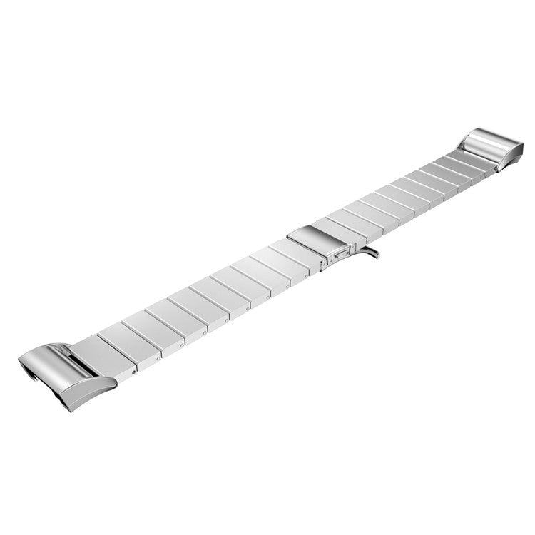 Stainless Steel Metal Watch Strap Band for Fitbit Charge 2 - Silver Color