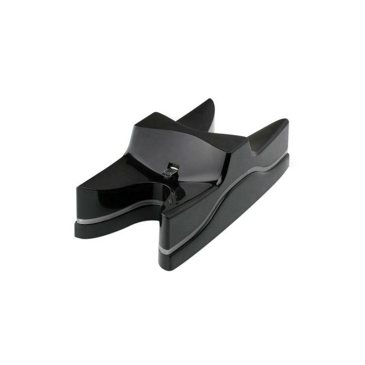 PS4 LED Light Controlled Dual Charger Station USB LED Charging Stand Dock - Black