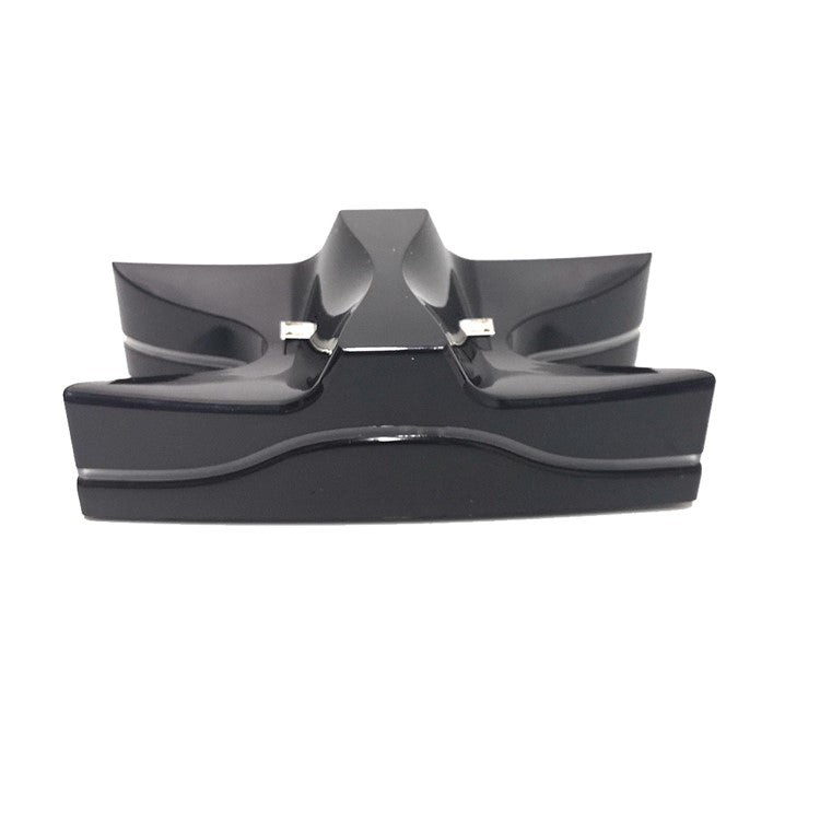 PS4 LED Light Controlled Dual Charger Station USB LED Charging Stand Dock - Black