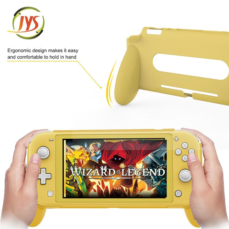 JYS Ergonomic Design for Switch Lite Main Engine Handle Type Enhances Grip JYS-SL04 Protective Shell - Yellow