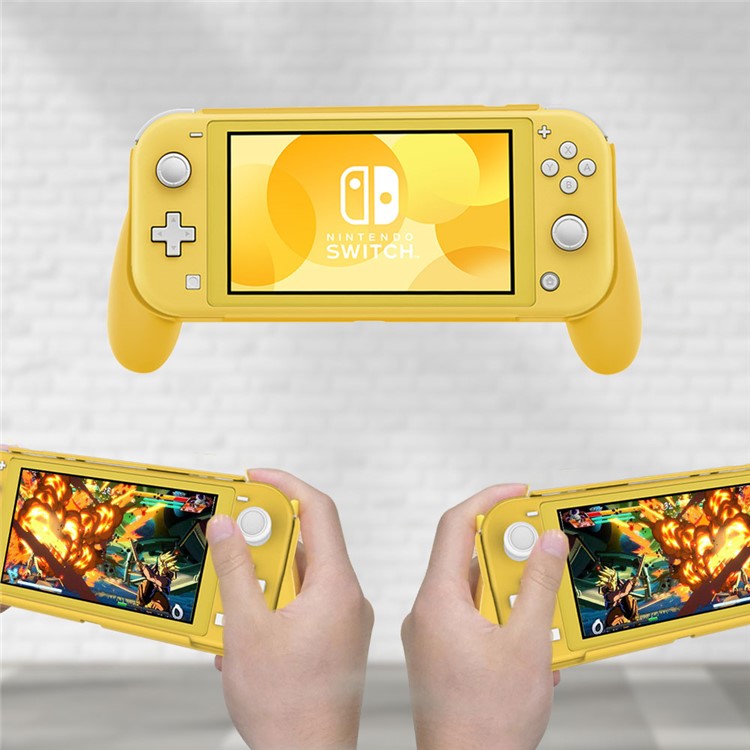 JYS Ergonomic Design for Switch Lite Main Engine Handle Type Enhances Grip JYS-SL04 Protective Shell - Yellow
