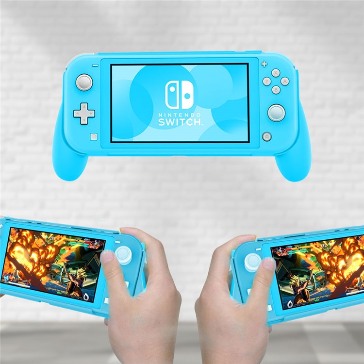 JYS Ergonomic Design for Switch Lite Main Engine Handle Type Enhances Grip JYS-SL04 Protective Shell - Blue