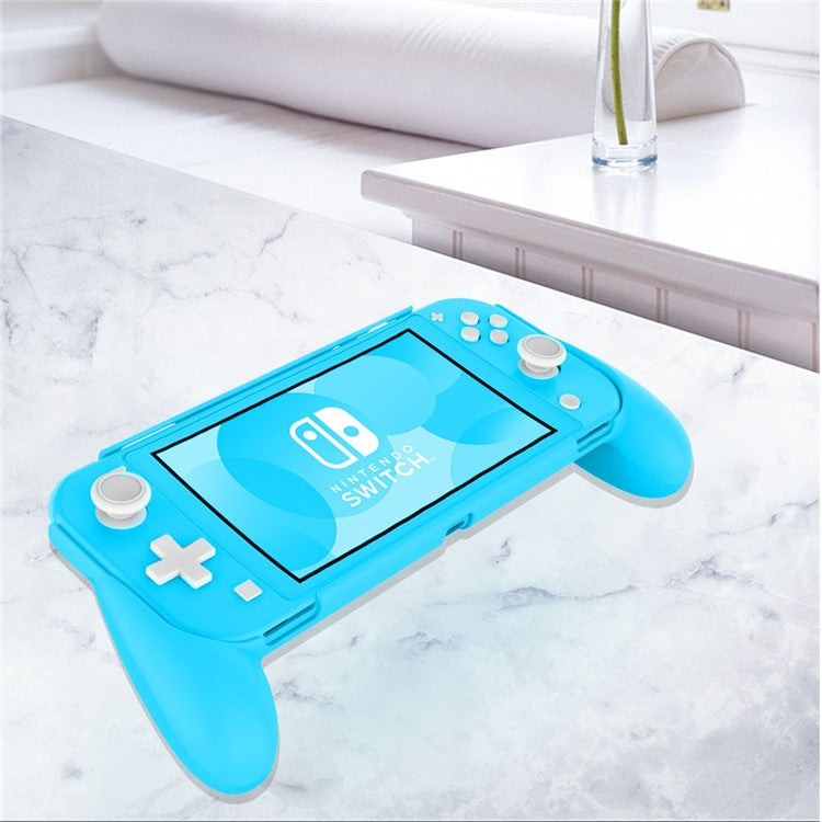 JYS Ergonomic Design for Switch Lite Main Engine Handle Type Enhances Grip JYS-SL04 Protective Shell - Blue