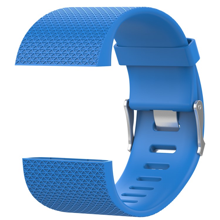 For Fitbit Surge Soft TPE Watch Strap with Installation Tools - Baby Blue, Size: S