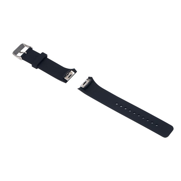 Women Silicone Wrist Watch Strap for Samsung Gear S2 R720 / R730 - S / Black