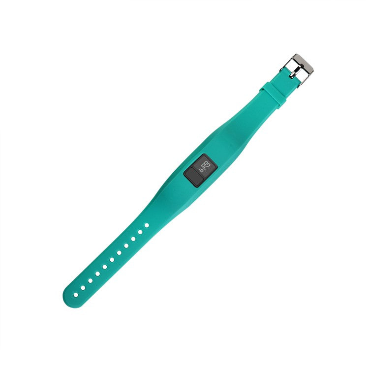 For Garmin Vivofit 3 Soft Silicone Watch Band Adjustable Replacement Strap - Cyan