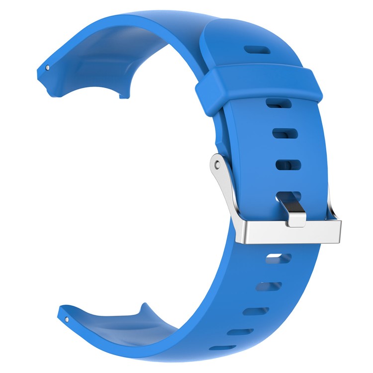 Soft Silicone Watch Sports Strap for Garmin Approach S3 with Spring Bars and Tool - Blue