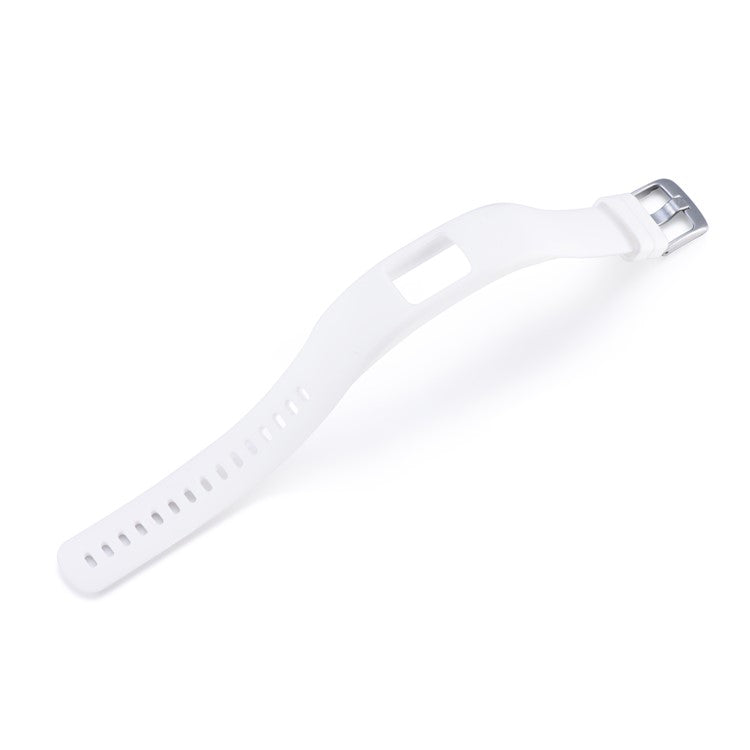 Flexible Adjustable Soft Silicone Watch Band for Garmin Vivofit 4 - Size: S / White
