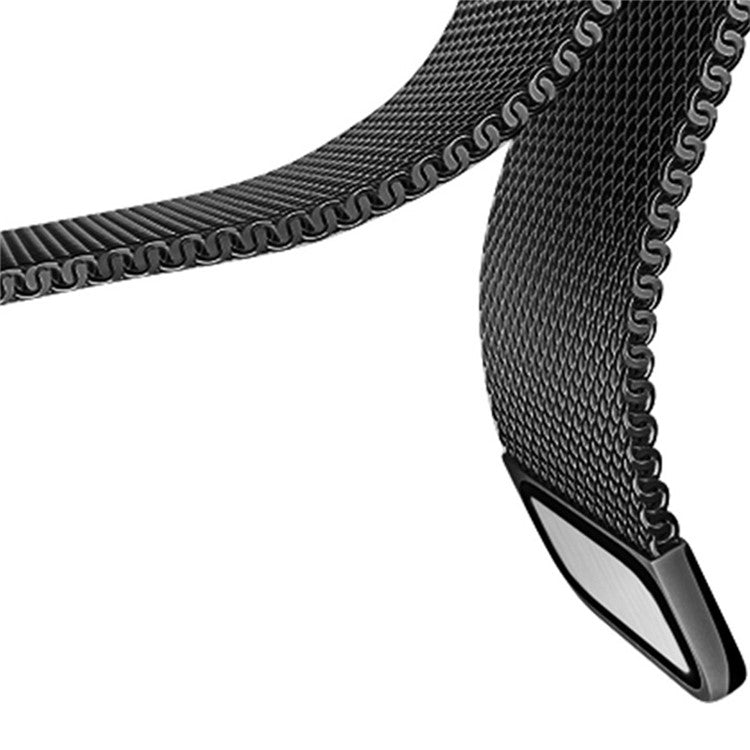 20mm Magnetic Milanese Loop Metal Watch Band for Huawei Watch 2 - Black
