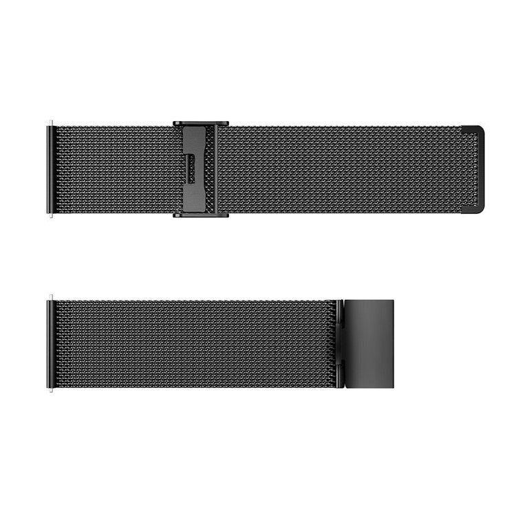 Luxury Milanese Band for Fitbit Versa/Versa 2/Versa Lite, Stainless Steel Watch Strap Replacement - Black