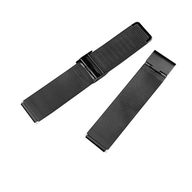 Luxury Milanese Band for Fitbit Versa/Versa 2/Versa Lite, Stainless Steel Watch Strap Replacement - Black
