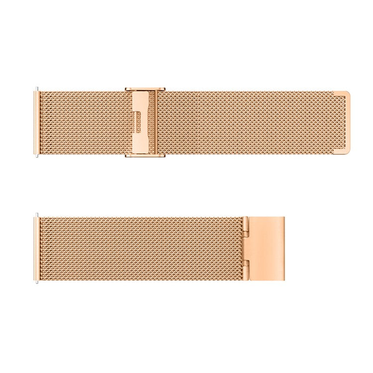 Luxury Milanese Band for Fitbit Versa/Versa 2/Versa Lite, Stainless Steel Watch Strap Replacement - Rose Gold