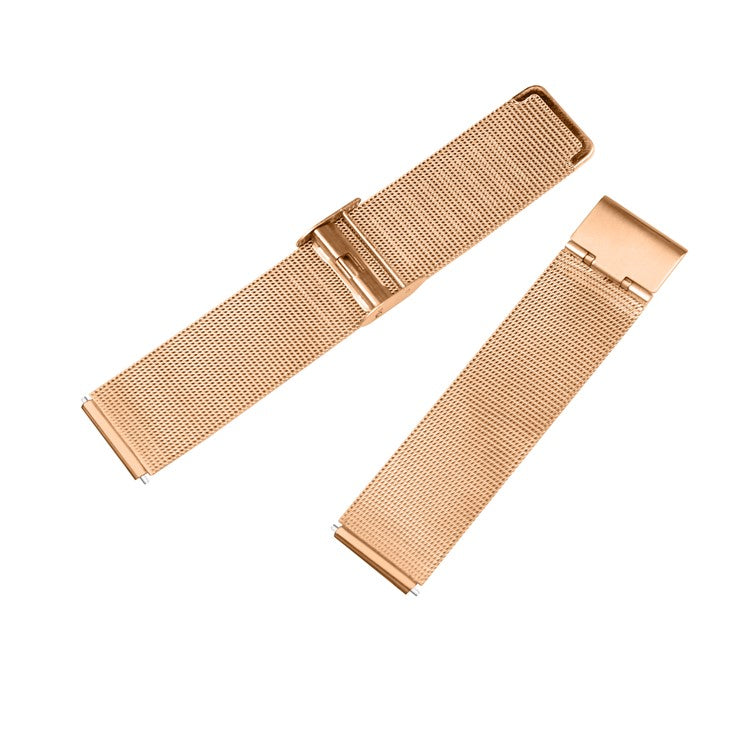 Luxury Milanese Band for Fitbit Versa/Versa 2/Versa Lite, Stainless Steel Watch Strap Replacement - Rose Gold
