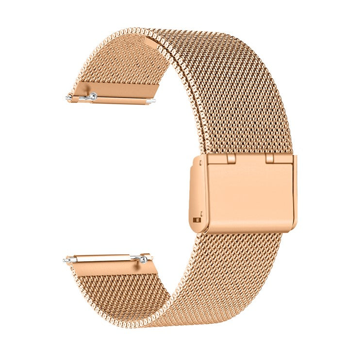 Luxury Milanese Band for Fitbit Versa/Versa 2/Versa Lite, Stainless Steel Watch Strap Replacement - Rose Gold