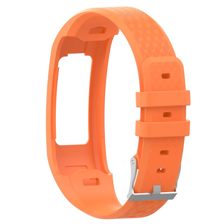 Soft Flexible Silicone Watch Strap for Garmin Vivofit 1 / Vivofit 2 - Size: L / Orange