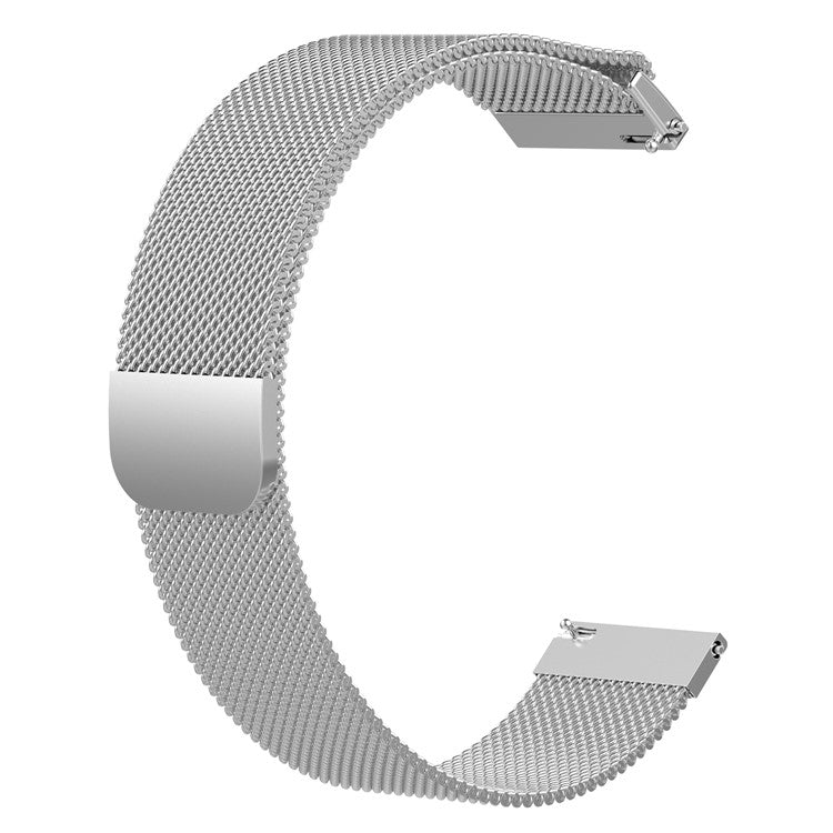Luxury Milanese Stainless Steel Magnetic Watch Strap for Samsung Galaxy Watch 42mm - Silver