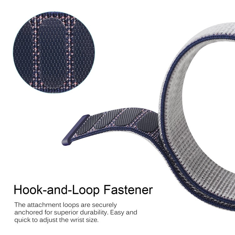 Nylon Closure Watchband Strap for Samsung Gear S4 - Blue