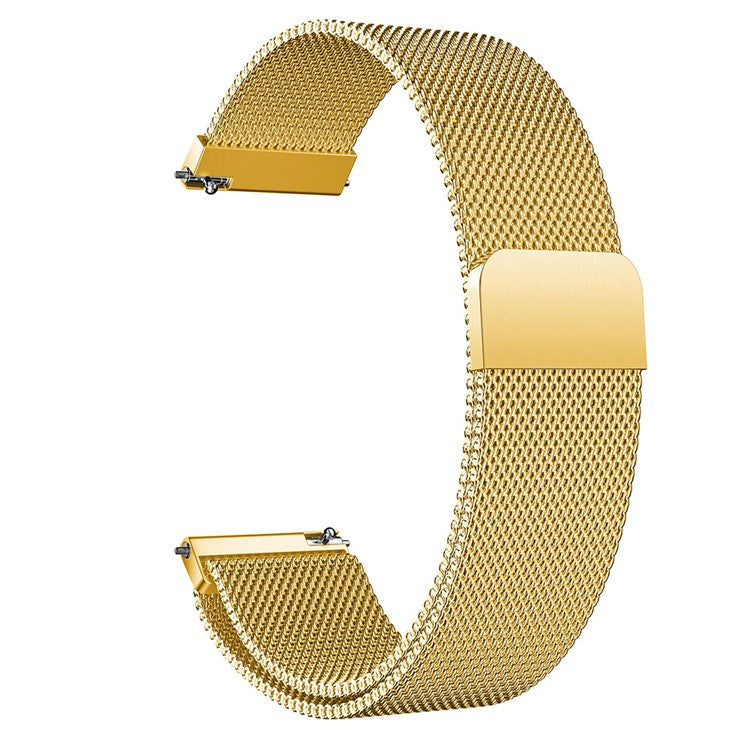 Milanese Mesh Stainless Steel Magnetic Watch Strap for Samsung Galaxy Watch Active SM-R500 - Gold