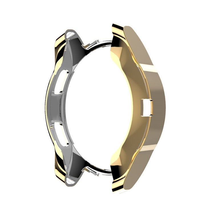 For Samsung Galaxy Watch 42mm All-wrapped Plated TPU Protector Case Watch Cover - Gold