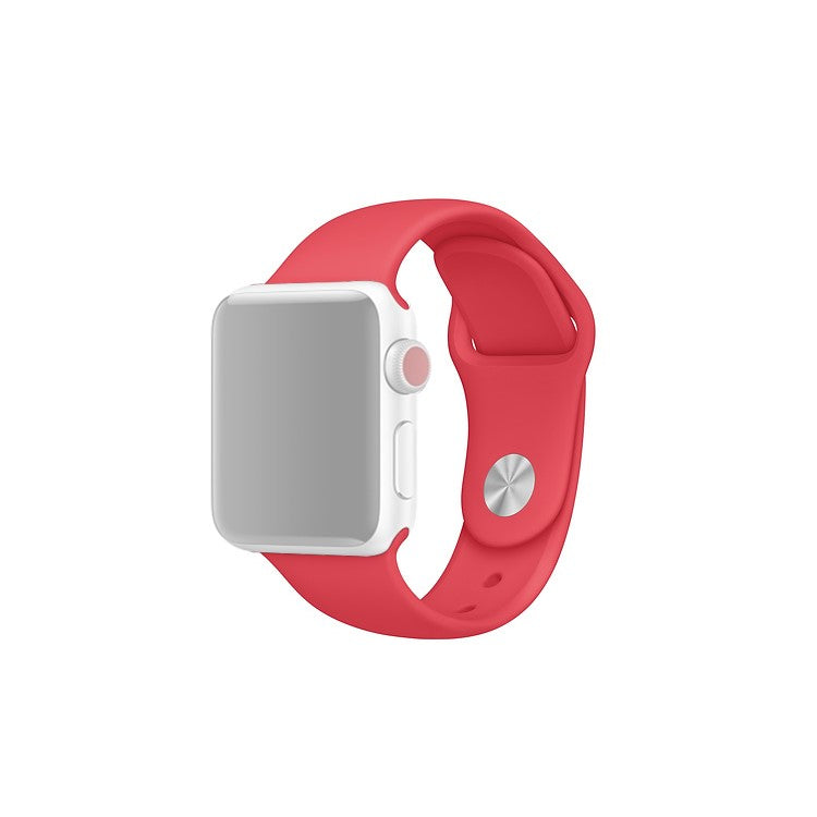 Silicone Wrist Strap Replacement for Apple Watch Series 10 9 8 7 SE 6 5 4 3 2 1 42mm / 41mm / 40mm / 38mm (Standard Length) - Style G