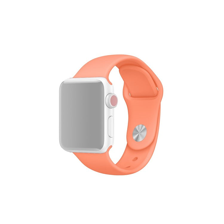 Silicone Wrist Strap Replacement for Apple Watch Series 10 9 8 7 SE 6 5 4 3 2 1 42mm / 41mm / 40mm / 38mm (Standard Length) - Style J