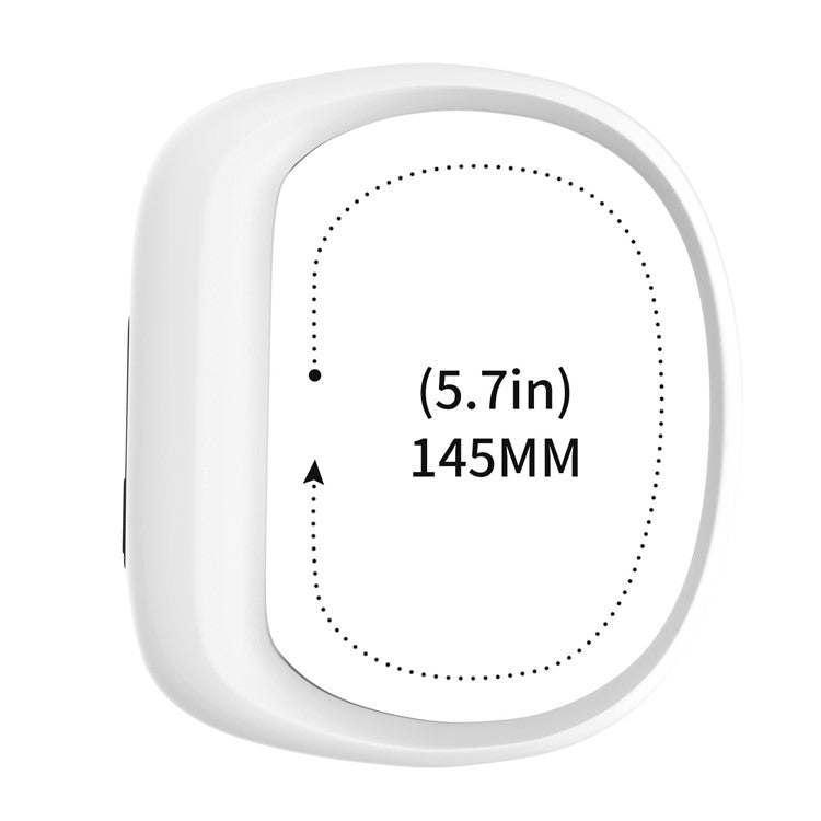 For Garmin Vivofit JR Flexible Adjustable Soft Silicone Strap Replacement Watch Band - Size: S / White