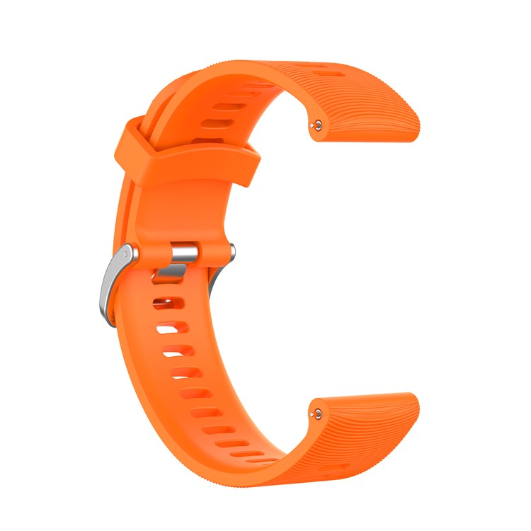 20mm Silicone Watch Strap for Garmin Forerunner 245 Smart Watch Band Replacement - Orange