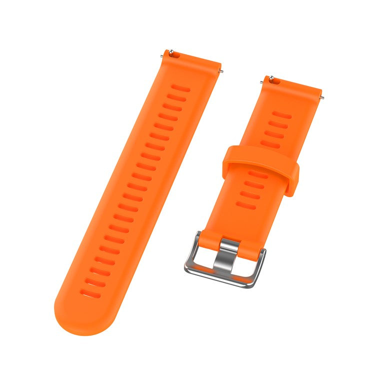 20mm Silicone Watch Strap for Garmin Forerunner 245 Smart Watch Band Replacement - Orange