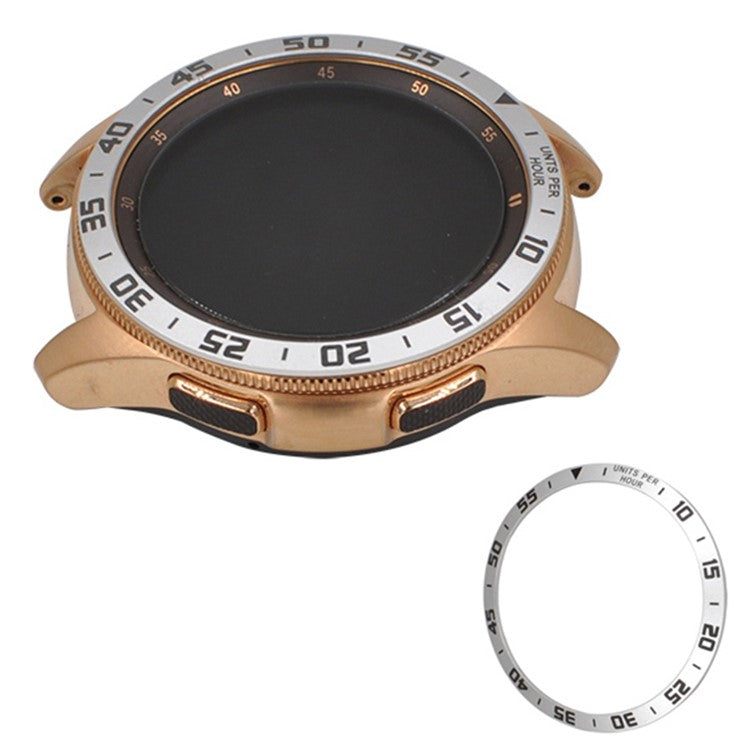 Anti Scratch Metal Smartwatch Dial Time Bezel Rings Accessory for Samsung Galaxy Watch 42mm - Silver