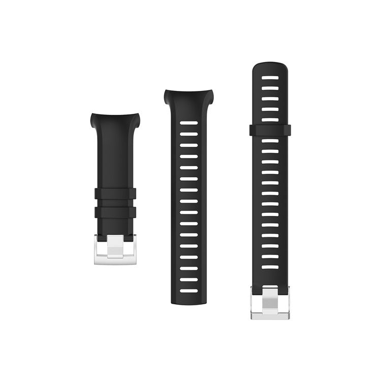 Silicone Smart Watch Replacement Band with Additional 172mm Strap for Suunto D6 Dive/ D6i Novo/Zulu - Black