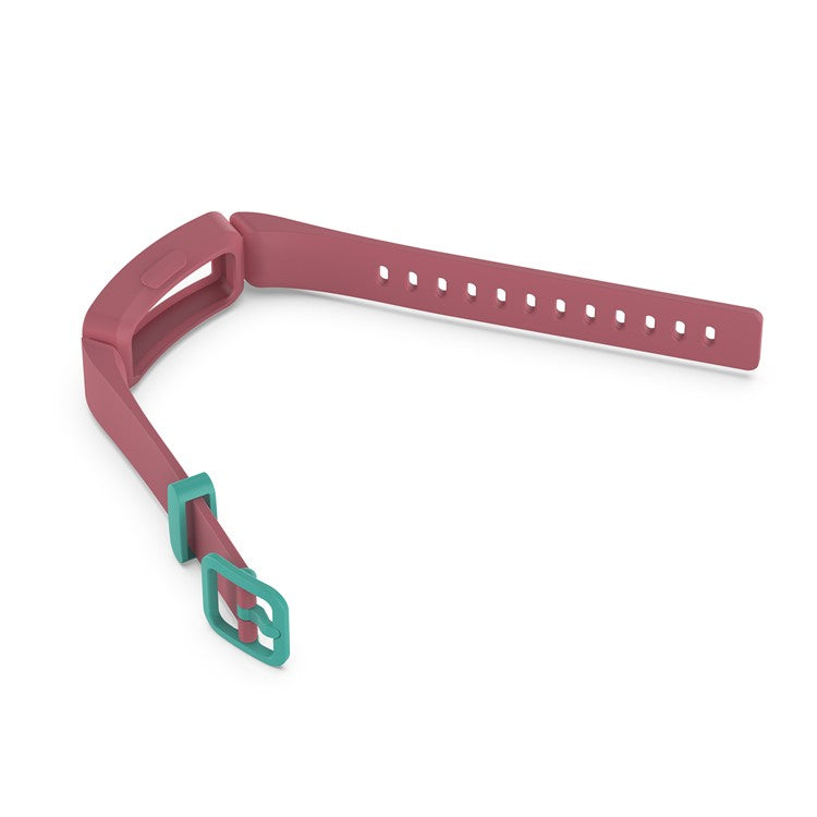 For Fitbit Ace 2/Inspire/Inspire HR Silicone Smart Watch Band Replacement Wrist Strap - Red/Green