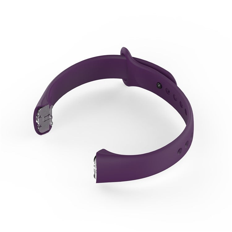 Silicone Smart Watch Replacement Strap for Samsung Gear Fit SM-R370 - Purple