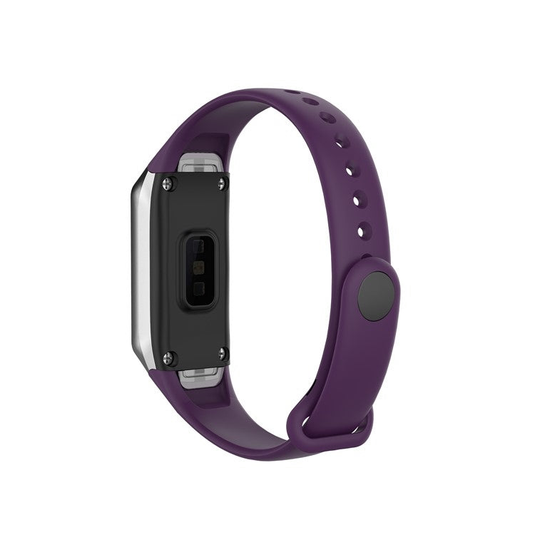 Silicone Smart Watch Replacement Strap for Samsung Gear Fit SM-R370 - Purple