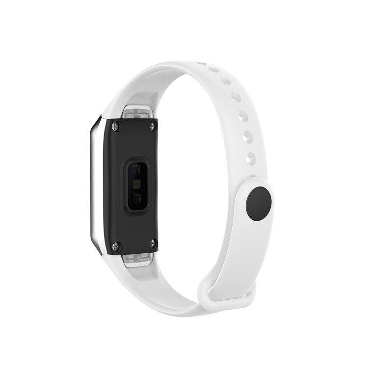 Silicone Smart Watch Replacement Strap for Samsung Gear Fit SM-R370 - White