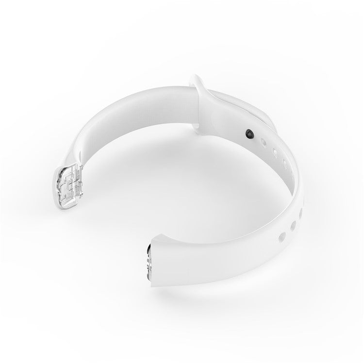 Silicone Smart Watch Replacement Strap for Samsung Gear Fit SM-R370 - White