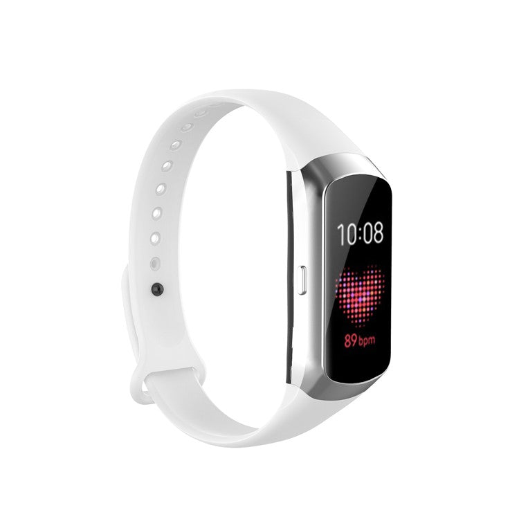 Silicone Smart Watch Replacement Strap for Samsung Gear Fit SM-R370 - White