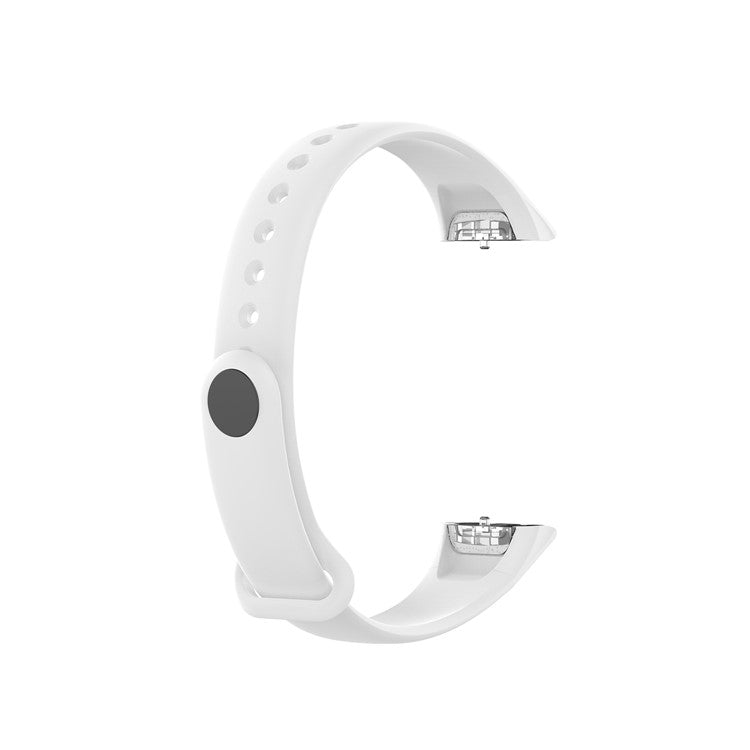 Silicone Smart Watch Replacement Strap for Samsung Gear Fit SM-R370 - White