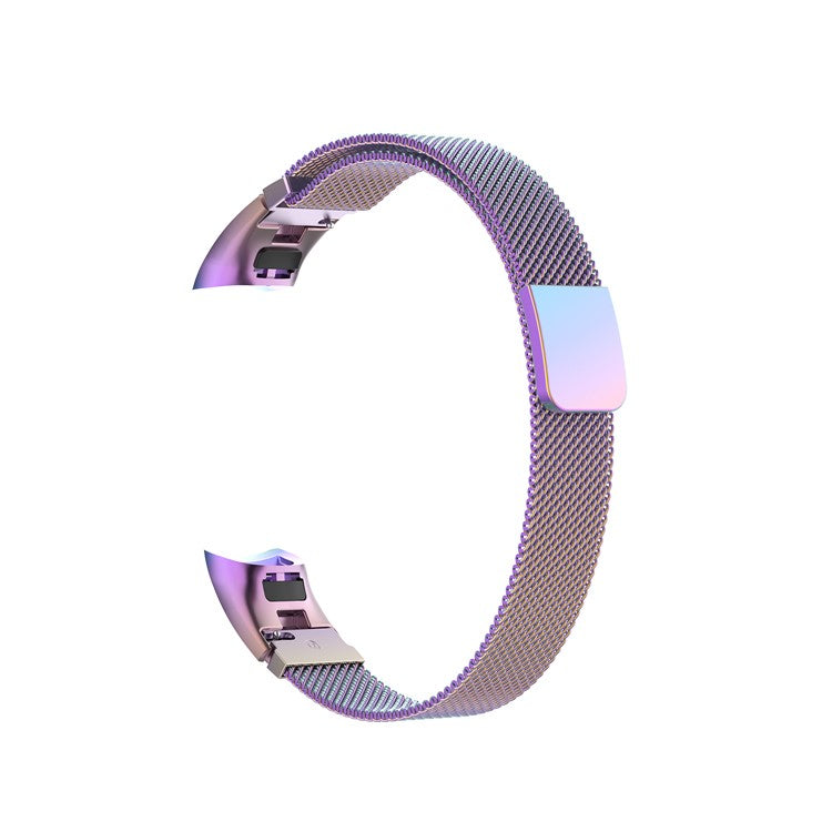Adjustable Stainless Steel Milanese Watch Bracelet Smart Watch Band Watchband Strap for Huawei Honor 5 / Honor 4 ENC CRS-B19 CRS-B19S - Purple