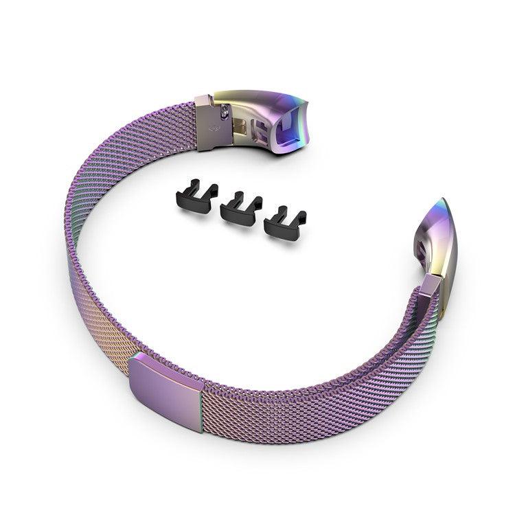 Adjustable Stainless Steel Milanese Watch Bracelet Smart Watch Band Watchband Strap for Huawei Honor 5 / Honor 4 ENC CRS-B19 CRS-B19S - Purple