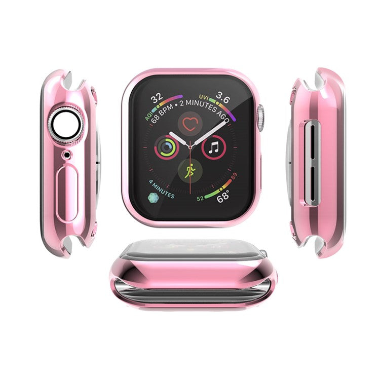 Electroplating TPU Watch Shell for Apple Watch Series 3 / 2 / 1 38mm - Pink