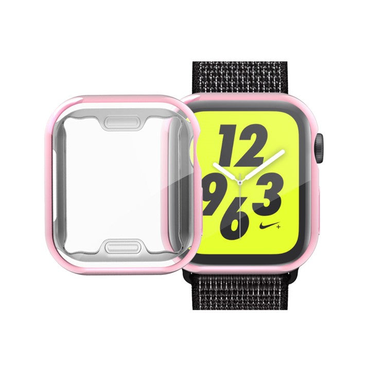 Electroplating TPU Watch Shell for Apple Watch Series 3 / 2 / 1 38mm - Pink