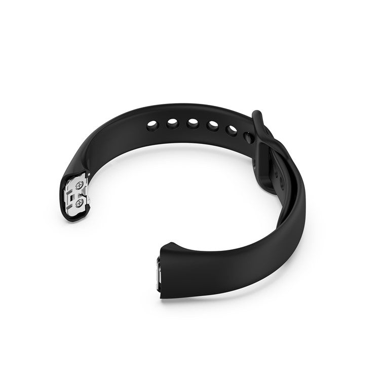 Silicone Wrist Strap Smart Watch Band Replacement for Samsung Galaxy Fit SM-R370 - Black