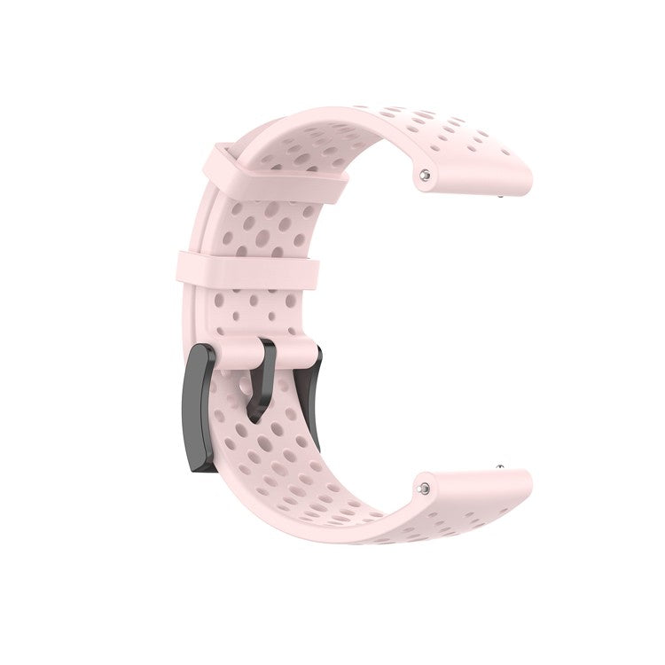 For Suunto Spartan Sport Wrist HR Baro/Suunto 9/D5I 24mm Silicone Watchband Replacement Smart Watch Strap - Pink